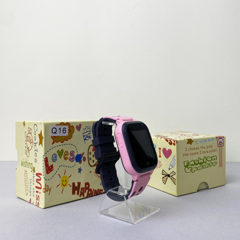 Дитячий годинник Smart Watch Q16 (Рожевий)