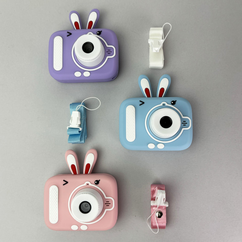 Дитячий фотоапарат X900 Rabbit (Блакитний)