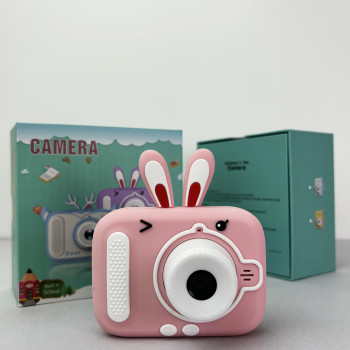 Детский фотоаппарат X900 Rabbit (Розовый) 