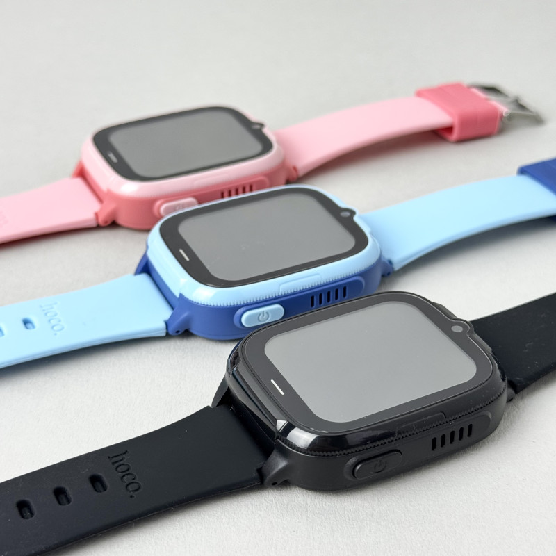Дитячий годинник Smart Hoco Y106 4G (Блакитний)