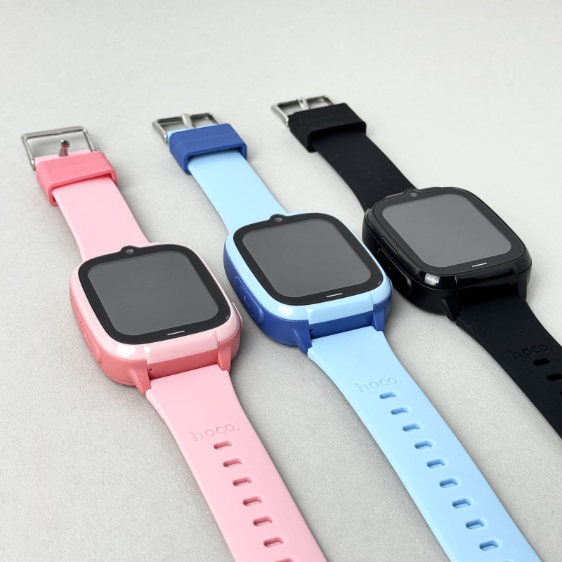 Дитячий годинник Smart Hoco Y106 4G (Рожевий)