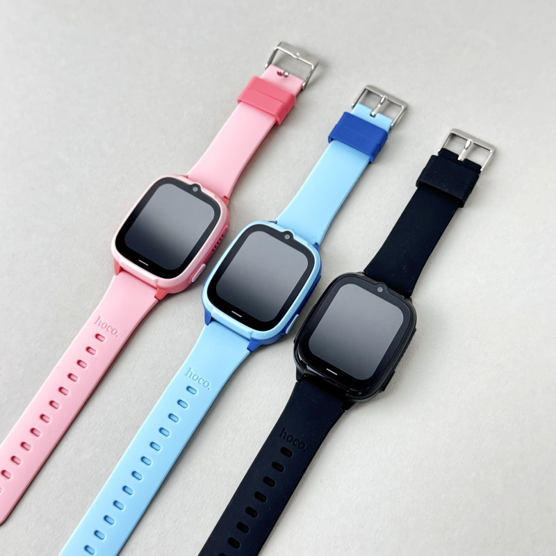 Дитячий годинник Smart Hoco Y106 4G (Чорний)