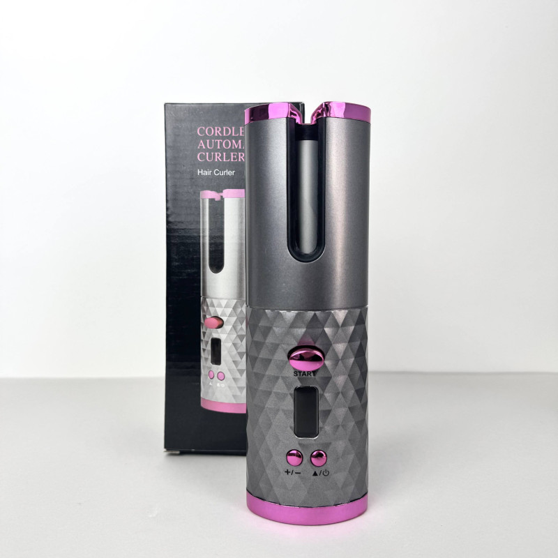 Бездротова автоматична плойка для завивки волосся YX-801 5000mAh (Сірий)