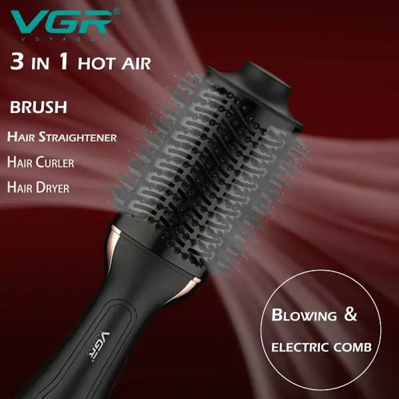 Фен-щітка VGR V-492 3в1 (Чорний)
