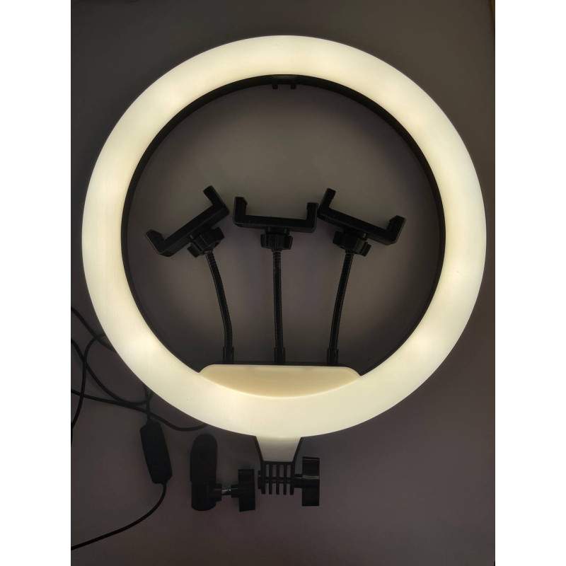 Кільцева LED лампа 36 см 14" 220V 192 Lights RGB