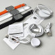 Комплект Ultrа Pro 6в1 - Watch Ultra 8 / Air Pro 2 / Battary Pack / MagSafe / 20W Type-С / Кабель 3х / Ремінець (Чорний) UA