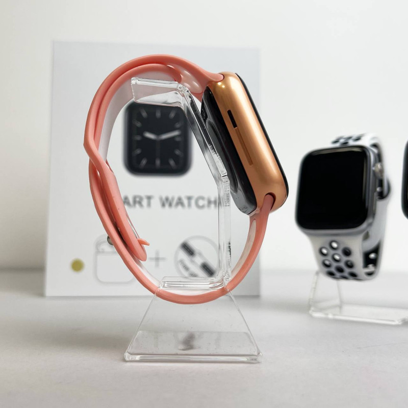 Комплект Basic T55 - Air Pro 2 / Smart Watch / 2 ремінці (Рожевий)