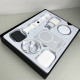 Комплект Megabox 6в1 - Watch 9 / Air Pro 2 / Battary Pack / MagSafe / 20W Type-С / Кабель 3х / Ремінець (Білий) UA