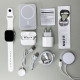 Комплект Megabox 6в1 - Watch 9 / Air Pro 2 / Battary Pack / MagSafe / 20W Type-С / Кабель 3х / Ремінець (Білий) UA
