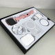Комплект Megabox 6в1 - Watch 9 / Air Pro 2 / Battary Pack / MagSafe / 20W Type-С / Кабель 3х / Ремінець (Рожевий) UA