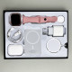 Комплект Megabox 6в1 - Watch 9 / Air Pro 2 / Battary Pack / MagSafe / 20W Type-С / Кабель 3х / Ремінець (Рожевий) UA