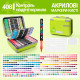 Акрилові маркери GuangNa Brush GN-8101 з м’яким пензликом 408 шт.