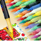 Акрилові маркери GuangNa Brush GN-8101 з м’яким пензликом 360 шт.