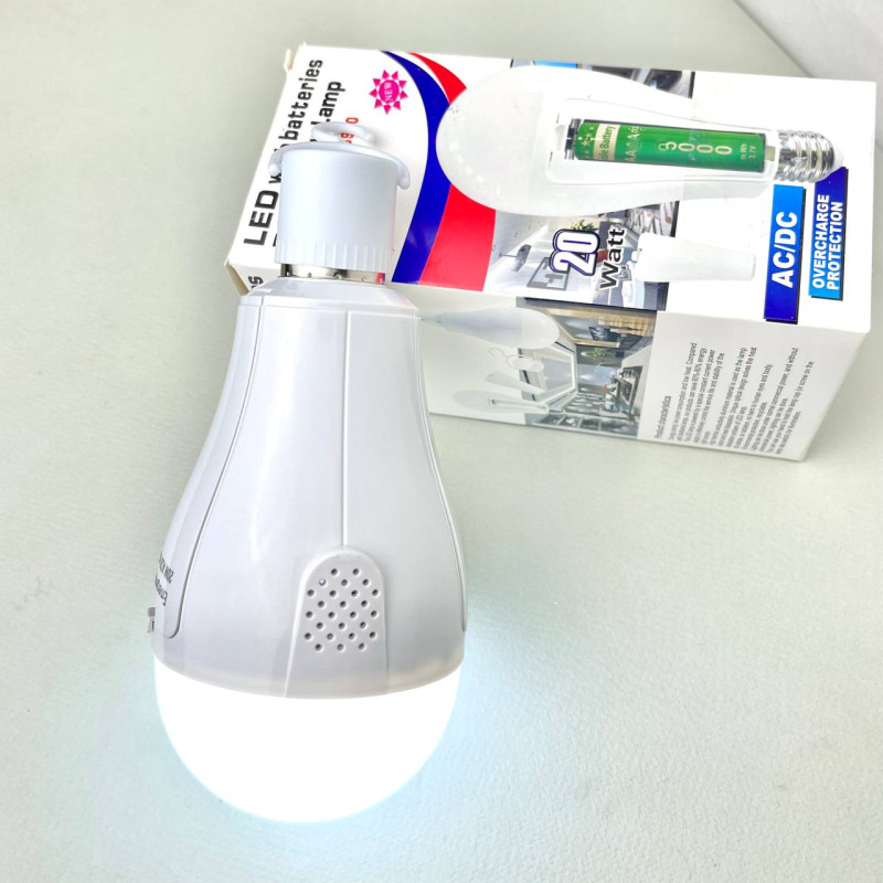 Світлодіодна лампа LED FAT-3920 E27 20W з 2 акумуляторами