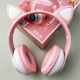 Бездротові навушники Cat Ear RGB STN-28 (Рожевий)
