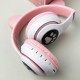 Бездротові навушники Cat Ear RGB STN-28 (Рожевий)