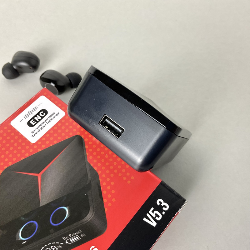 Бездротові навушники M90 Pro series, Gaming EarBuds, Smart Case (Чорний)