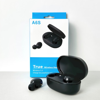 Бездротові навушники A6S series, EarBuds (Чорний)