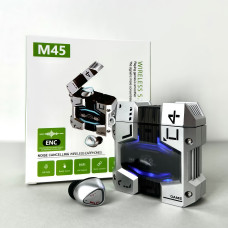 Бездротові навушники M45 series, EarBuds, Smart Case (Срібний)