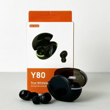Бездротові навушники Y80 series, EarBuds, Smart Case (Чорні)