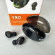 Беспроводные наушники Y80 series, EarBuds, Smart Case (Черные)