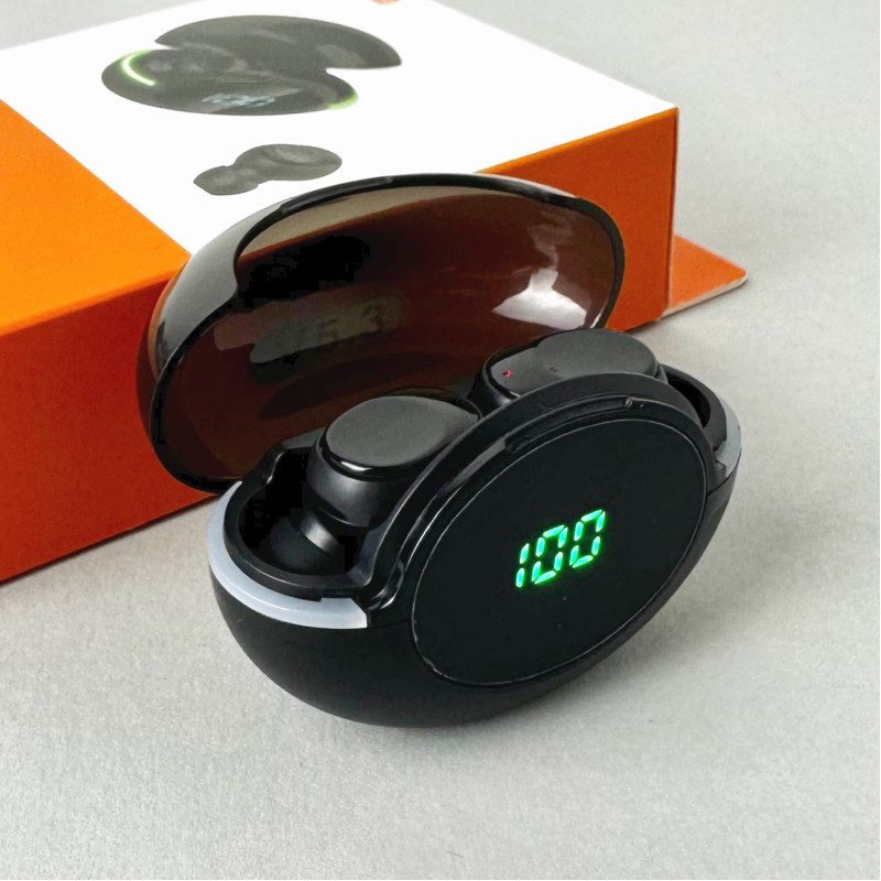 Беспроводные наушники Y80 series, EarBuds, Smart Case (Черные)