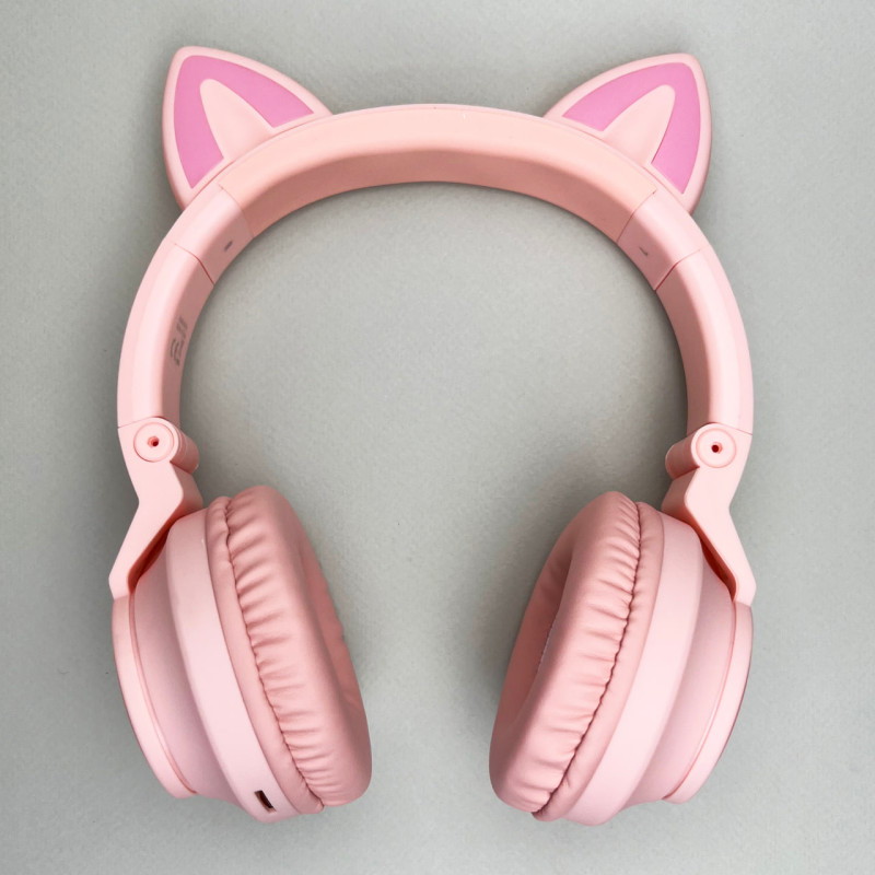 Бездротові навушники Cat Ear Borofone BO18 (Рожевий)