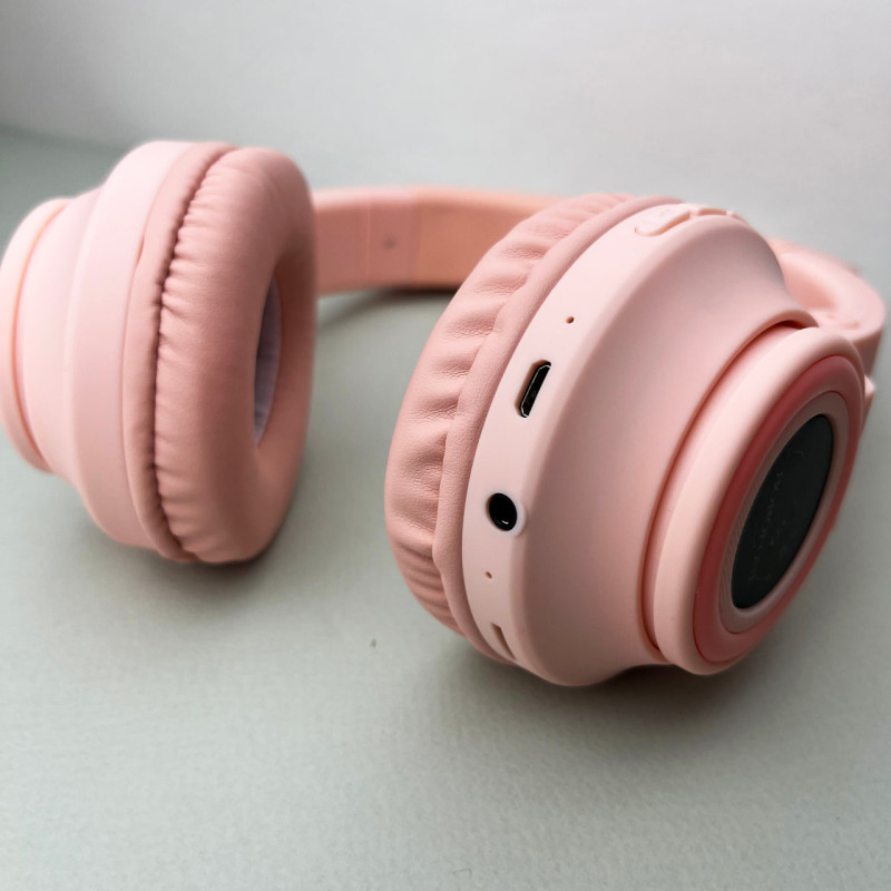 Бездротові навушники Cat Ear Borofone BO18 (Рожевий)