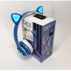 Бездротові навушники Cat Ear RGB VIV-23M (Синій)
