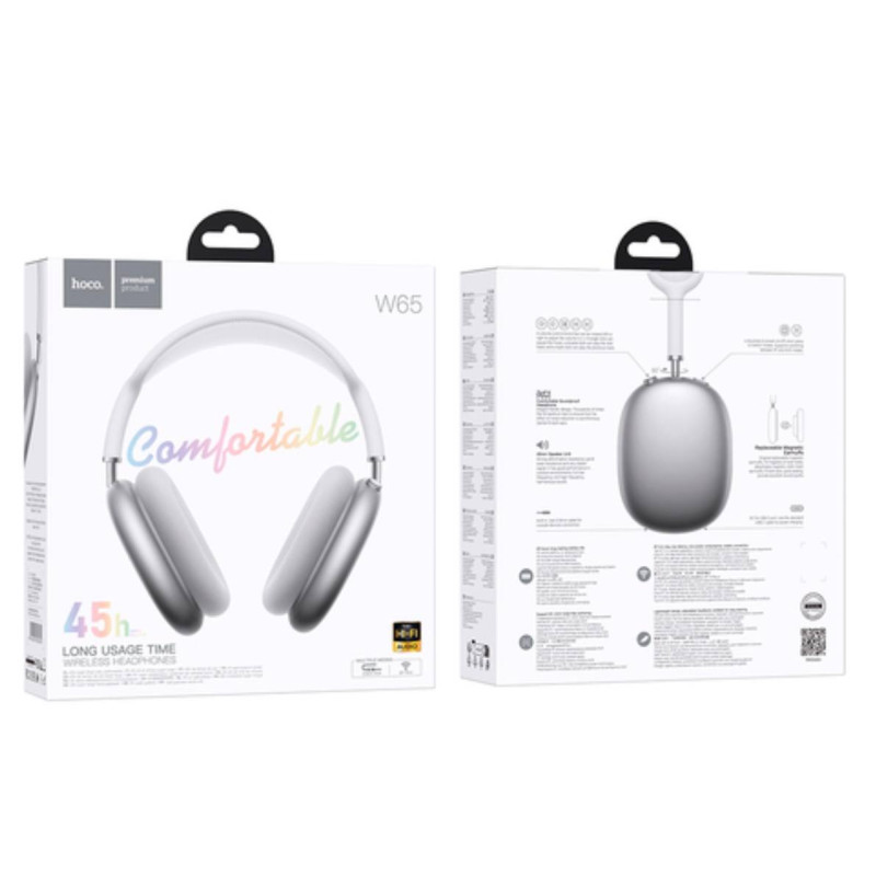 Бездротові навушники Hoco Pro Max W65 Plus ANC (Білий)