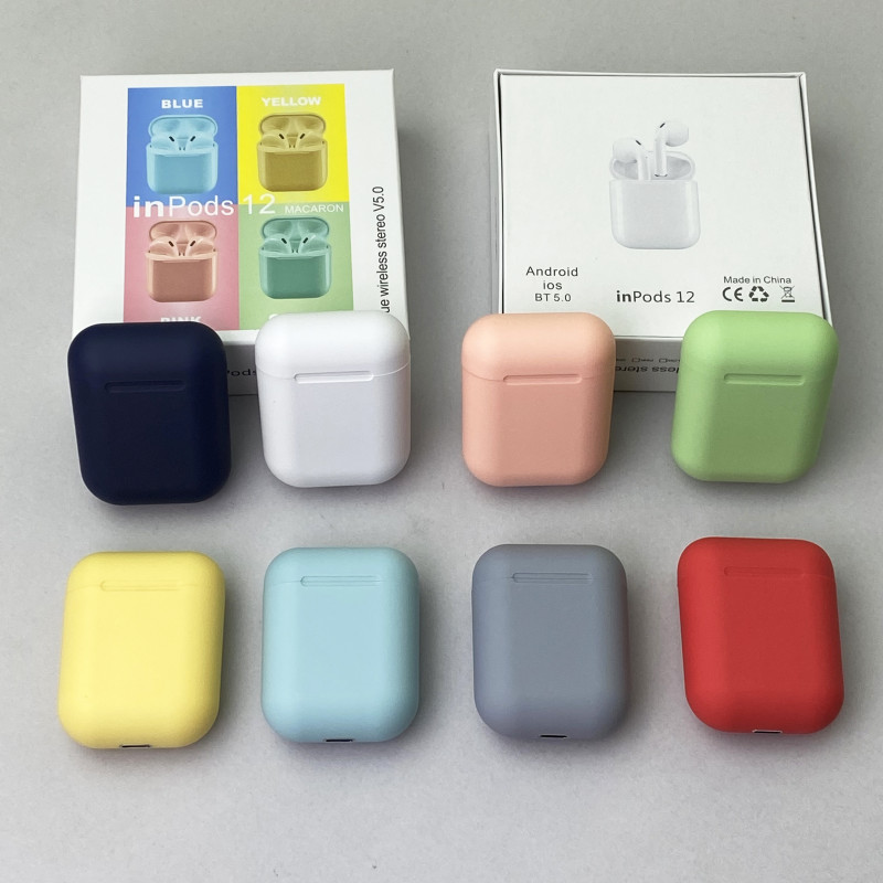 Бездротові навушники i12 Pods (Жовтий)