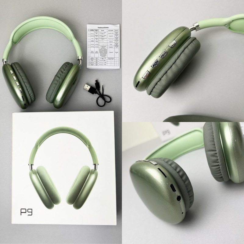Безпровідні навушники P9 Wireless Stereo (Зелений)