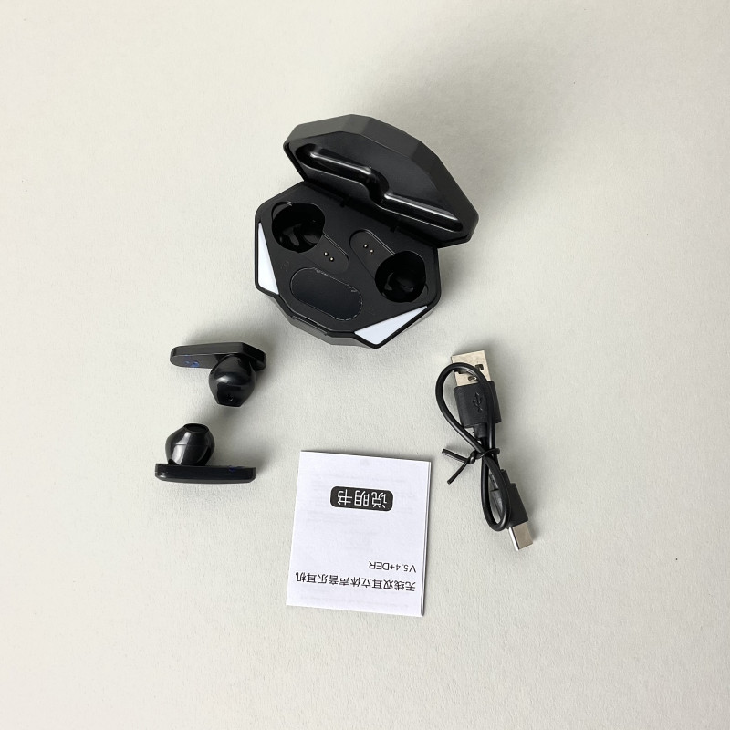 Бездротові навушники X15 series, Gaming EarBuds , Smart Case (Чорний)