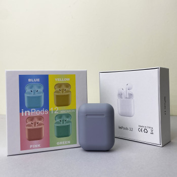 Бездротові навушники i12 Pods (Сірий)