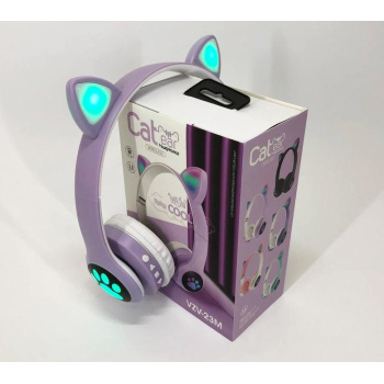 Бездротові навушники Cat Ear RGB VIV-23M (Рожевий)