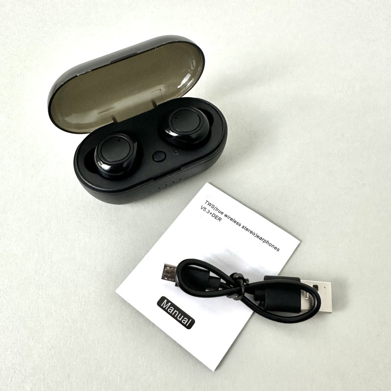 Бездротові навушники Y50 series, EarBuds (Чорний)