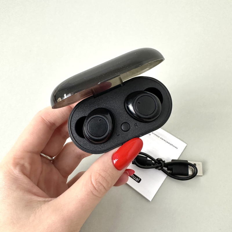 Бездротові навушники Y50 series, EarBuds (Чорний)