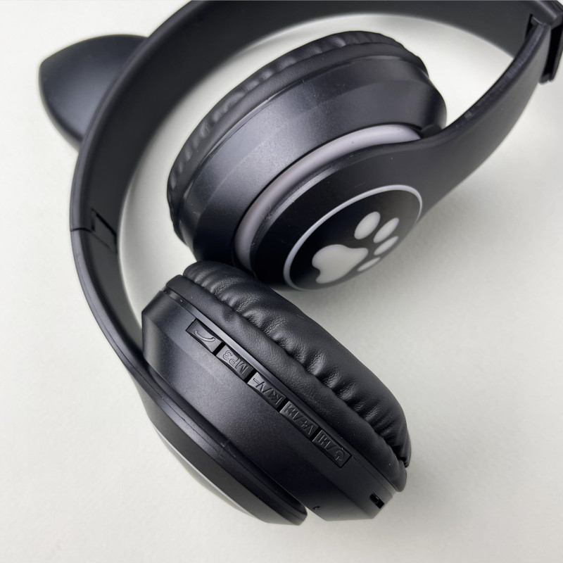 Бездротові навушники Cat Ear RGB STN-28 (Чорний)