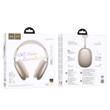Бездротові навушники Hoco Pro Max W65 Plus ANC (Бежевий)