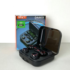 Бездротові навушники M21 Headphones 4 (Чорний) Led
