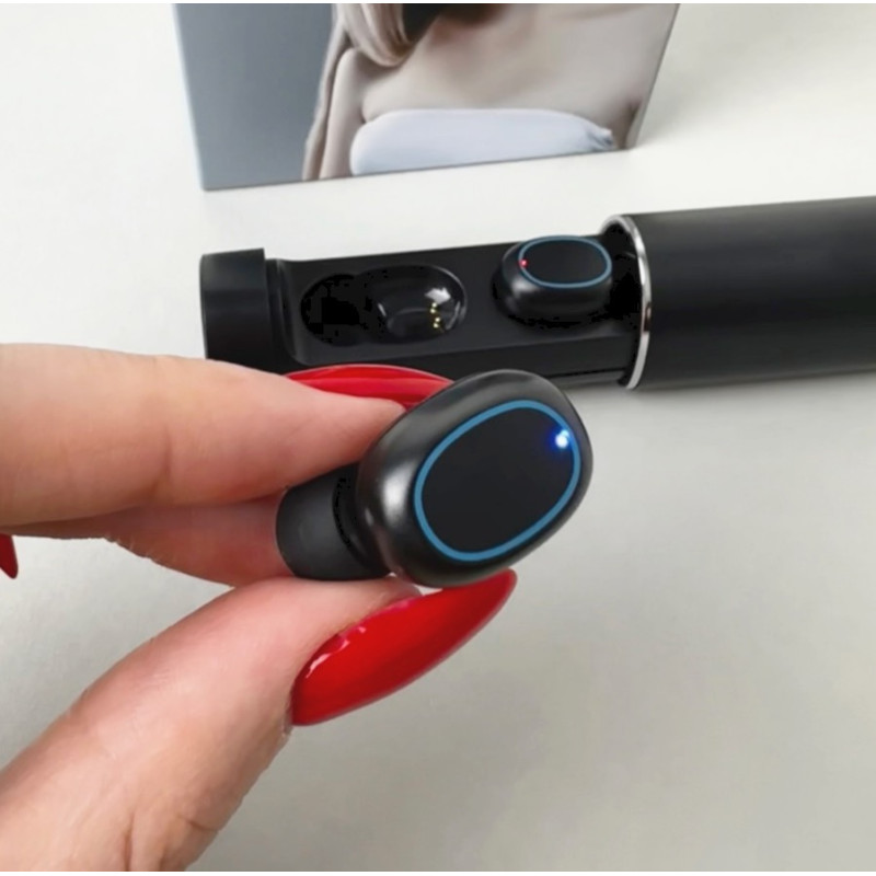 Бездротові навушники N21 series, EarBuds, Smart Case (Чорний)