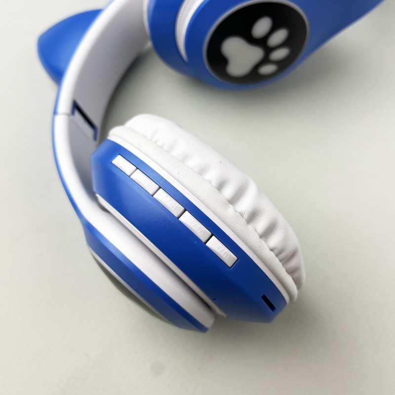 Бездротові навушники Cat Ear RGB STN-28 (Синій)