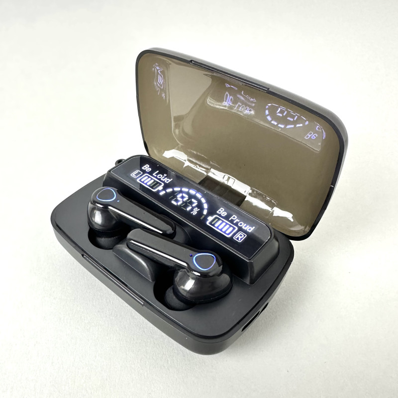 Бездротові навушники M19 series, Digital Indicator, Smart Case (Чорний)