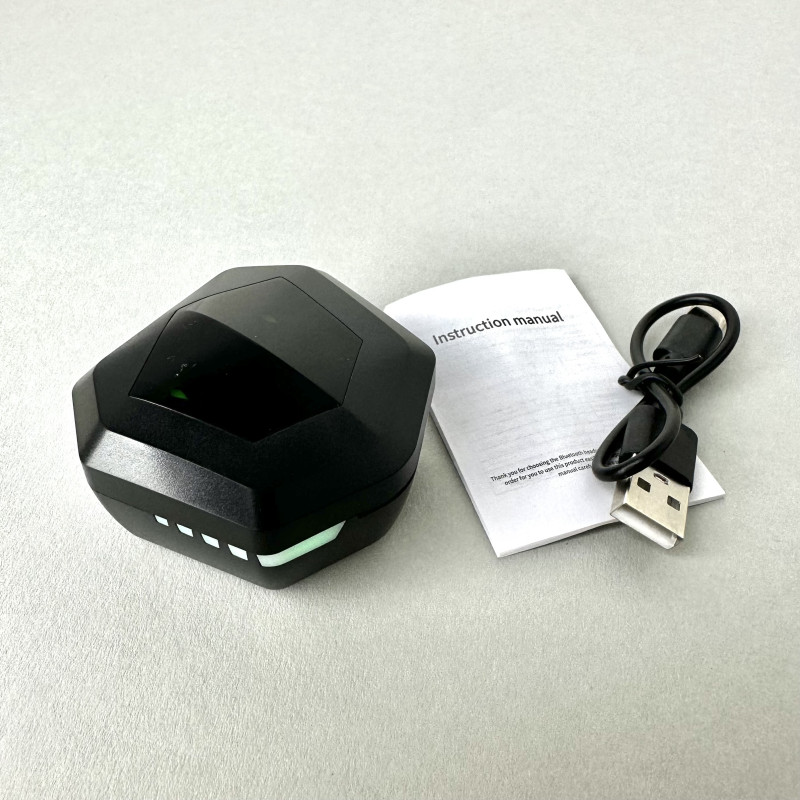 Бездротові навушники N35 series, Gaming EarBuds, Smart Case (Чорний)