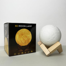 Світильник настільний Місяць 3D RGB 8 см + пульт