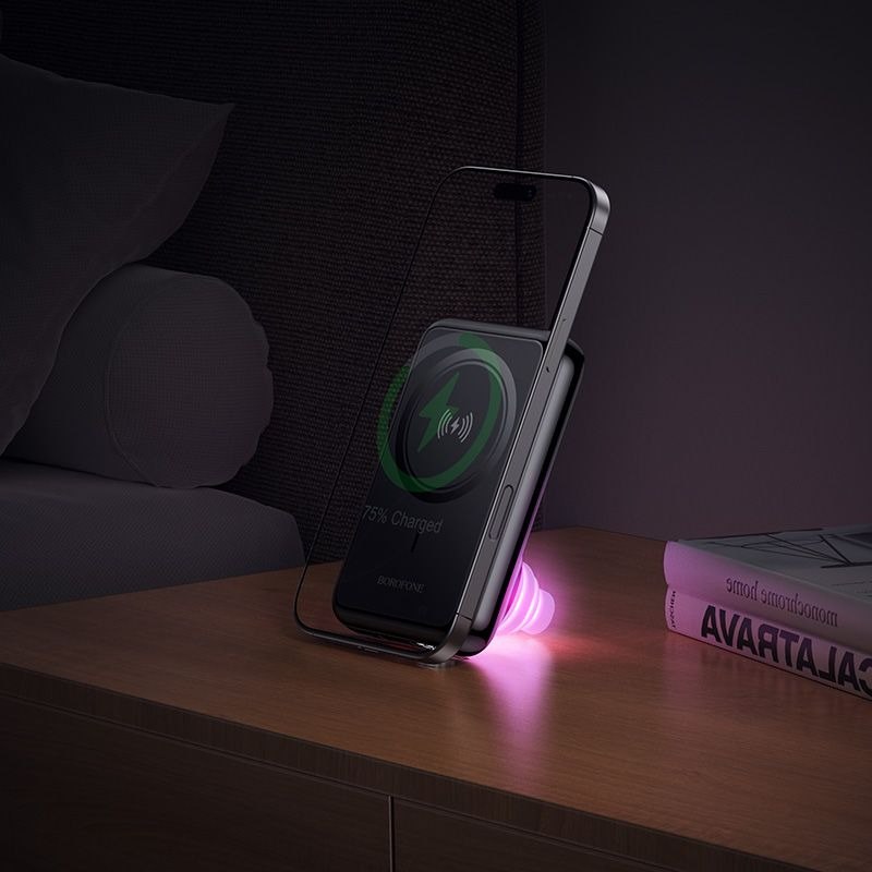 Power Bank Borofone BJ83 Magnetic 22.5W (10000mAh) Чорний
