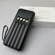 Power Bank Super з кабелем USB+Micro+Type-C+Lightning (20000mAh) Чорний