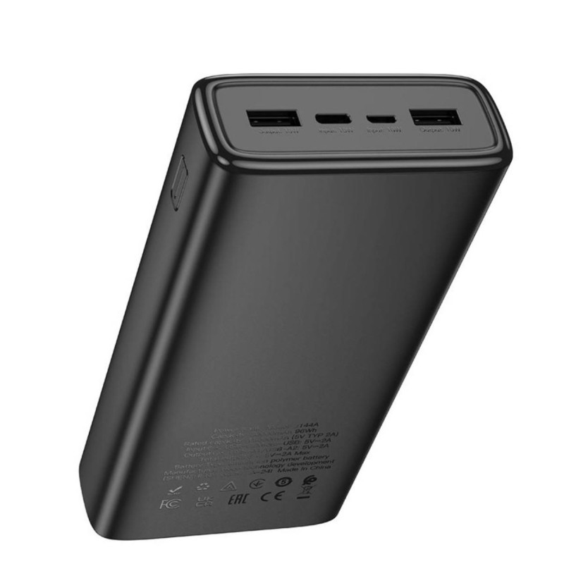 Power Bank Hoco J144A 2USB+Type-C (30000mAh) Чорний