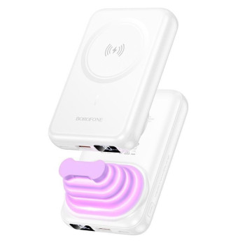 Power Bank Borofone BJ83 Magnetic 22.5W (10000mAh) Белый