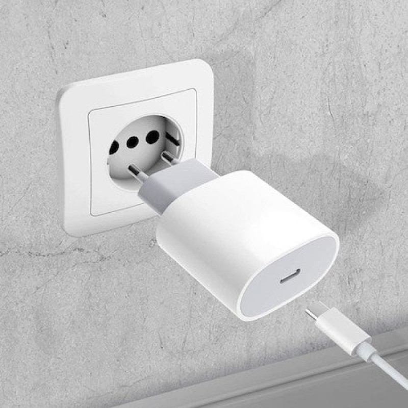 Мережевий зарядний пристрій 20W USB-C (без упаковки) NL